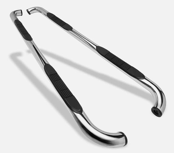 Ford F-250 / F-550 Crew Cab Chrome Nerf Bars / Running Boards for 1999 to 2016
