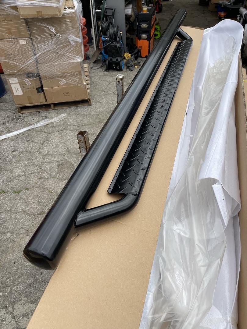 . Jeep Wrangler JK 4 Door Black Step Nerf Bars / Running Boards for 2007 to 2018