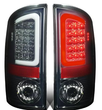LED 3D Tail Light Assembly Driver & Passenger Side [Compatible with 07 to 09 Dodge Ram 1500 2500 3500]