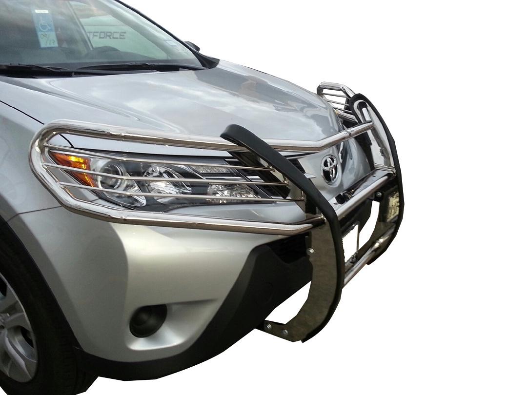 2006 To 2012 Toyota Rav 4 Grille Guard Bull Bar Tumba Burro Chrome Cromado Bumper Guard