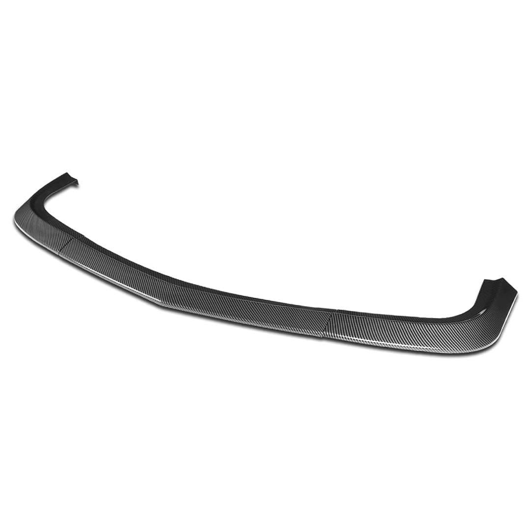 Flat Wedge Front Bumper Lip Splitter Compatible With 2015-2022 Challenger SXT, Carbon Fiber Look