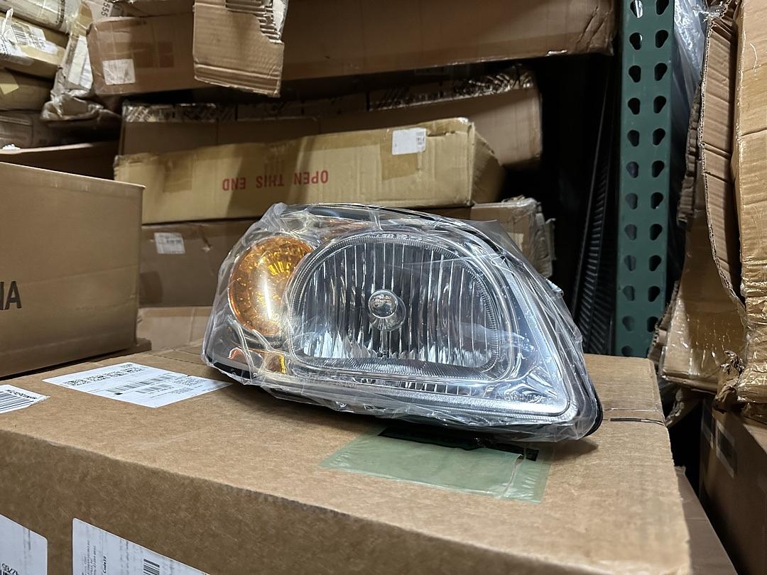 05-10 Chevy Cobalt Pontiac G5 Pursuit Headlights - Chrome Housing Clear Corner