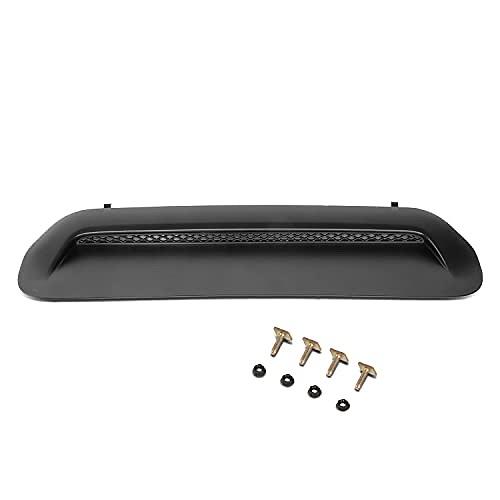 Matte Black Factory Style Sport Hood Scoop Compatible with 10-22 4runner / 12-15 Tacoma, Requires Sport Hood with 12-15 Bulge