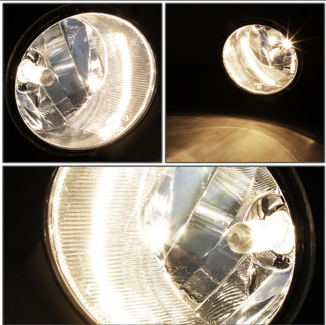 20-21 Toyota Highlander chrome lens fog lights w/ switch+bezel