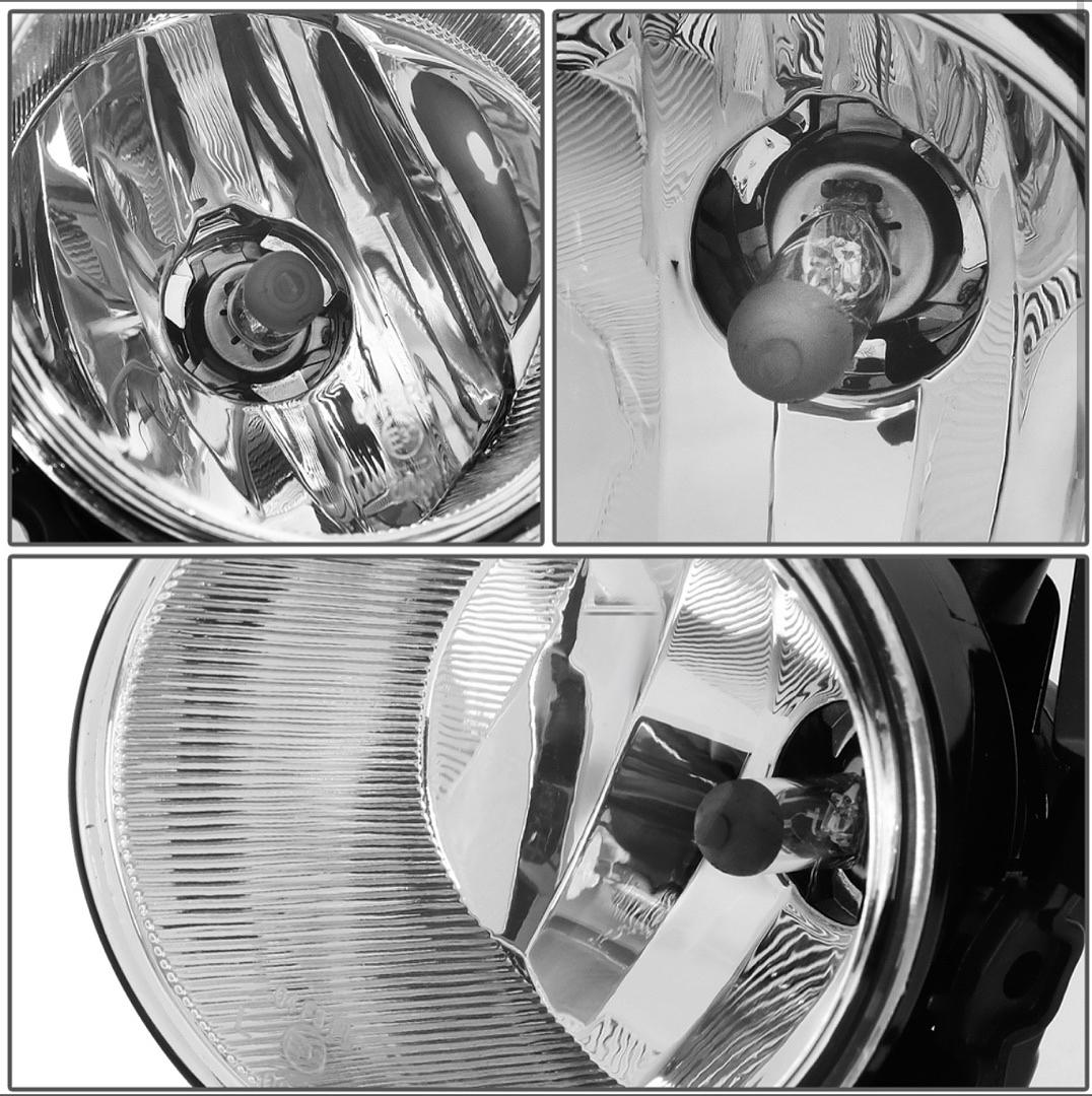 20-21 Toyota Highlander chrome lens fog lights w/ switch+bezel