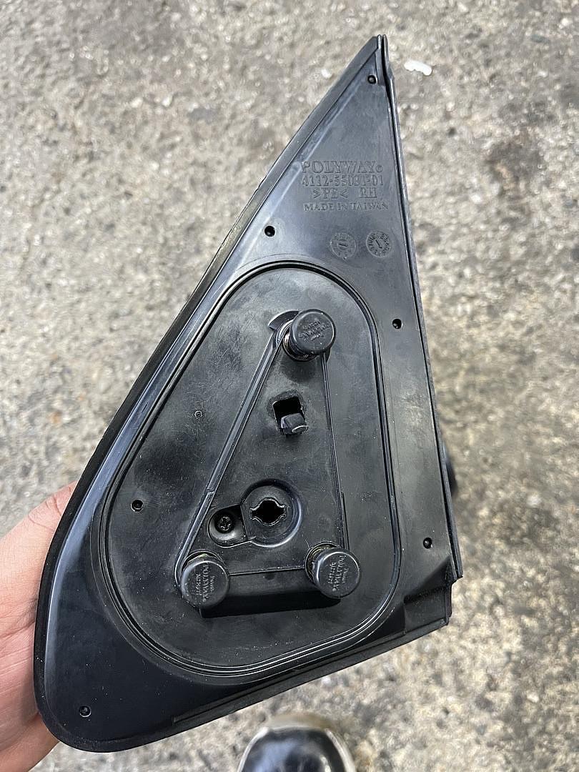 Factory Style Manual Passenger/Right Side View Door Mirror Compatible with 05-11 Toyota Tacoma