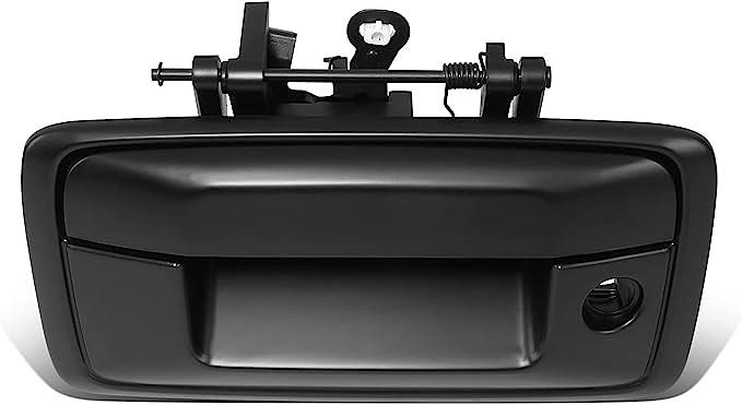 DNA MOTORING OEM-THO-00037 Rear Tail Gate Handle w/Key Hole w/o Camera Hole Compatible with 14-19 Silverado 1500/14-18 Sierra 1500/15-19 Silverado Sierra