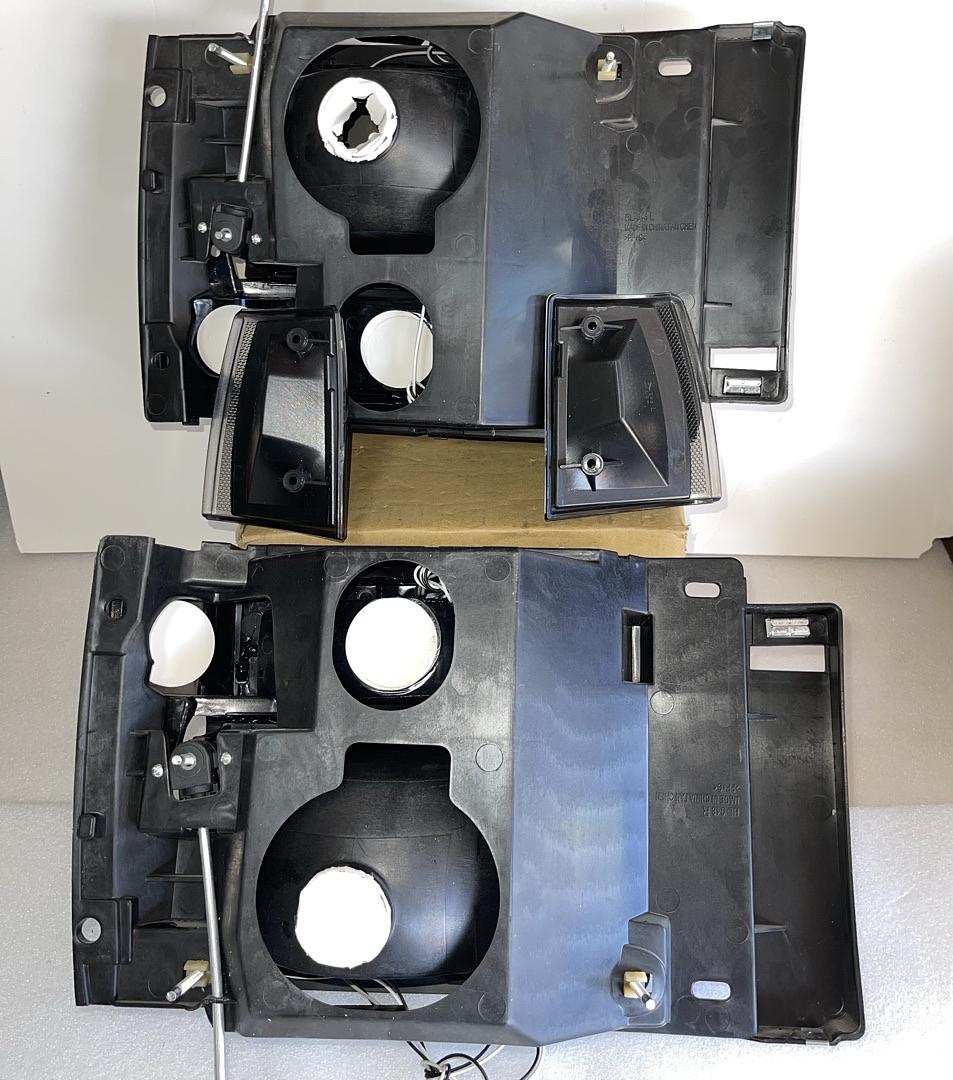 Ford Explorer Smoked LED Headlights for 1991 to 1994
