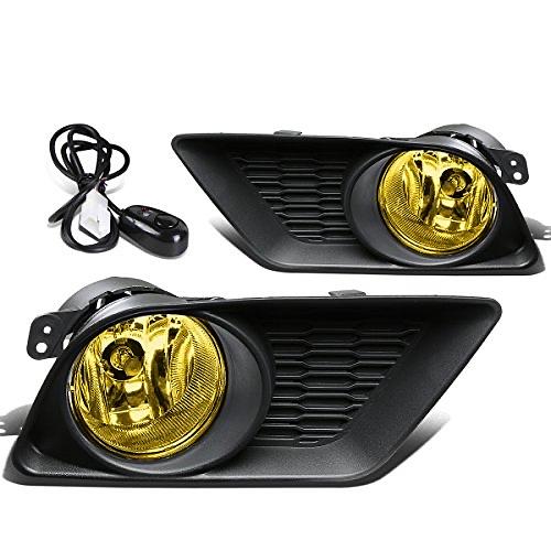 DNA MOTORING FL-ZTL-238-AM Assembly Fog Light Driver & Passenger Side Enhance visibility [Compatible with 11-14 Dodge Charger]