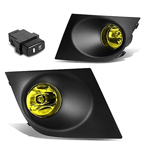 DNA MOTORING FL-ZTL-203-AM Fog Light Driver & Passenger Side Enhance visibility [Compatible with 07-11 Nissan Versa]