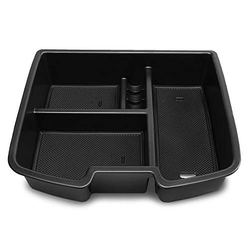 Center Console Armrest Organizer Tray (for 07-14 Tahoe/Yukon), 1 Pack,Black