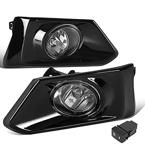 DNA MOTORING FL-ZTL-354-CH Pair of Adjustable Beam Chrome Fog Lights w/ Bezels Switch & Wiring Harness Compatible with 2019-2022 Altima