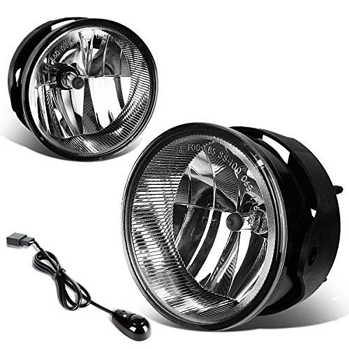 DNA MOTORING FL-T047-CH Assembly Fog Light Driver & Passenger Side Enhance visibility [Compatible with 08-11 Ford Ranger / 07-14 Expedition]