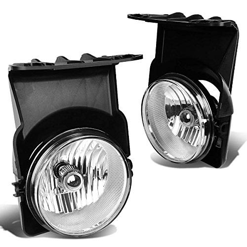 AS IS DNA MOTORING FL-NS016-CH Front Bumper Fog Light Driver & Passenger Side Enhance visibility [Compatible with 03-06 GMC Sierra 1500 2500 3500 & HD Models]