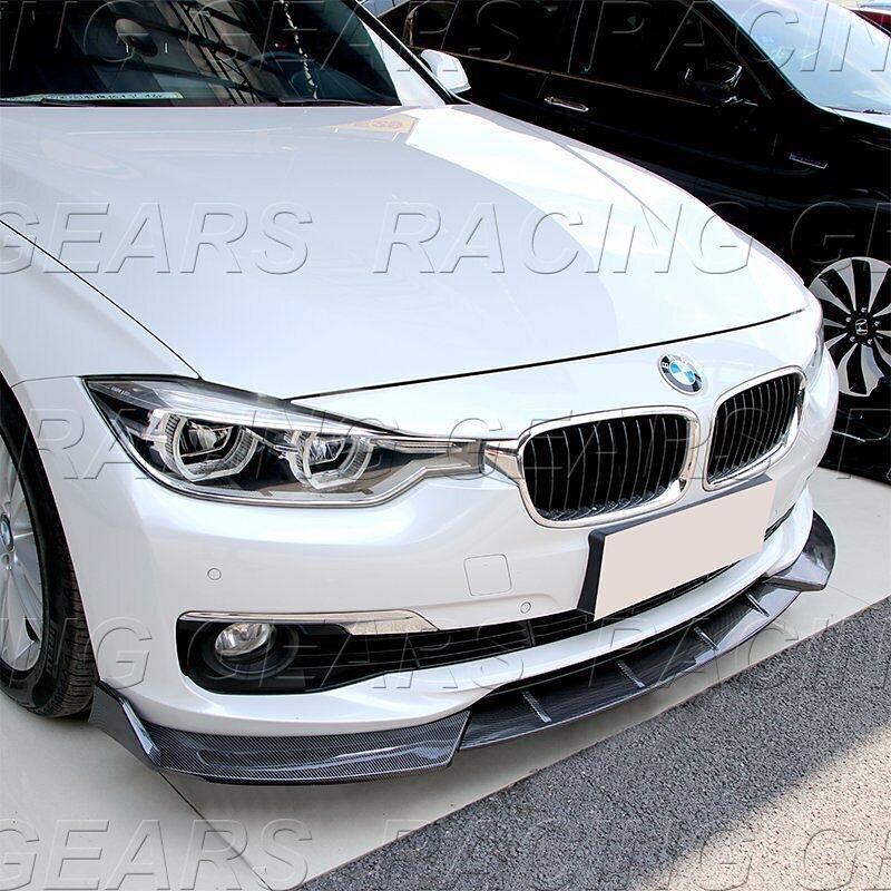OB FOR 16-19 BMW 318i 320i 330i 340i F30 F35 CARBON STYLE FRONT BUMPER BODY KIT LIP (CHECK PICTURES)