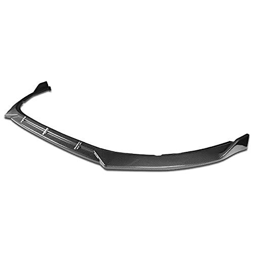 STP-Style Front Bumper Lip 3PCS Compatible with 2014-2015 Kia Optima Excludes Hybrid,Carbon Fiber Look