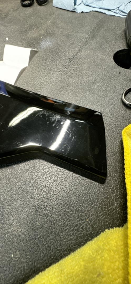 OB 2-PU-509-PBK For 2009-2011 BMW E90 Sedan 3-Series Painted Black Front Bumper Body Spoiler Lip
