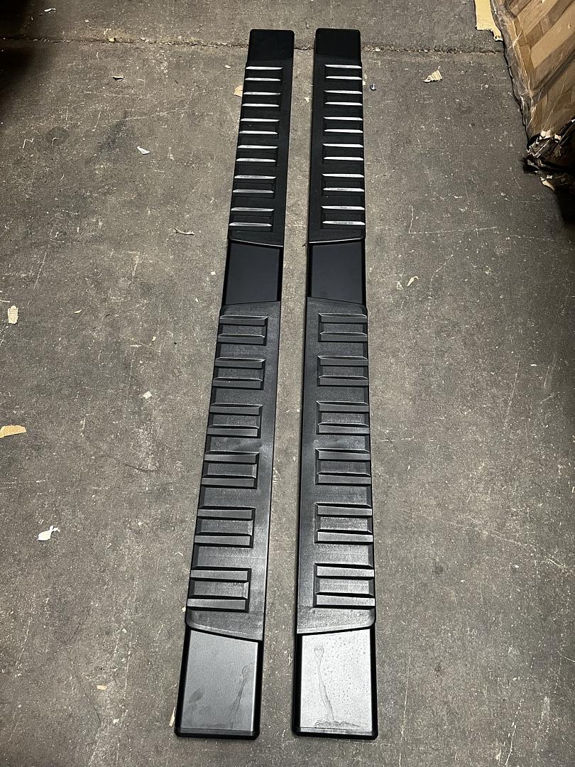 6‚Äù black universal boards fit crew cab OB just add brackets add more for toyota and 19-on silverado