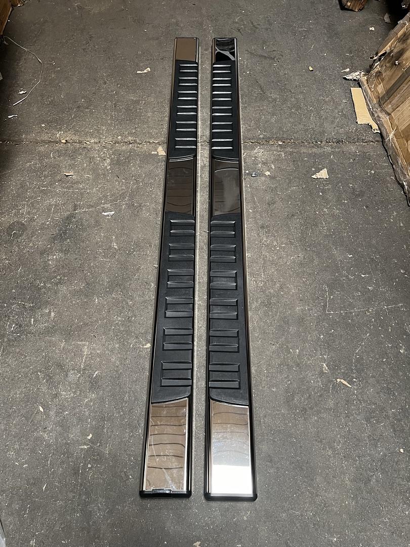 5‚Äù inch universal chrome running boards crew cab