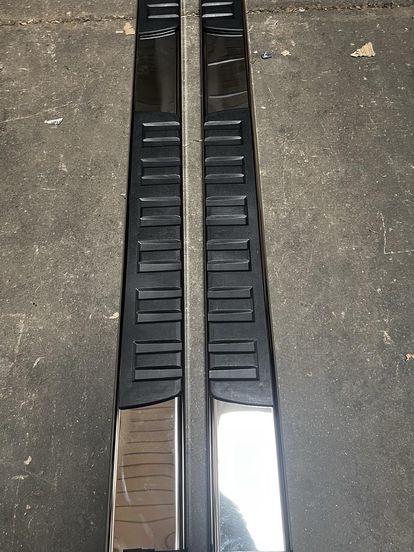 5‚Äù inch universal chrome running boards crew cab