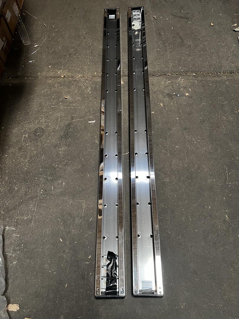 5‚Äù inch universal chrome running boards crew cab