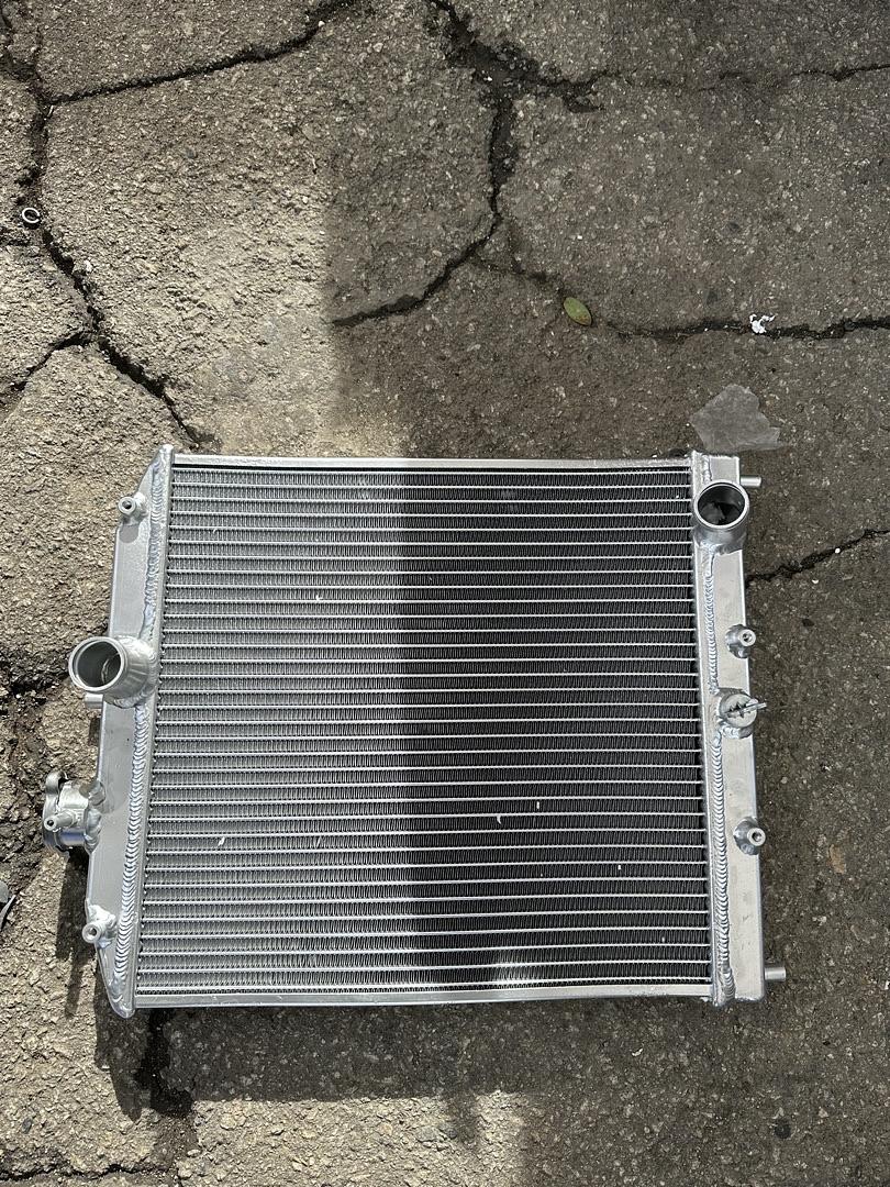 OB RA-HC92-42-2 1992 to 2000 Honda Civic, Del Sol, or Acura Integra 2 Row Aluminum Radiator
