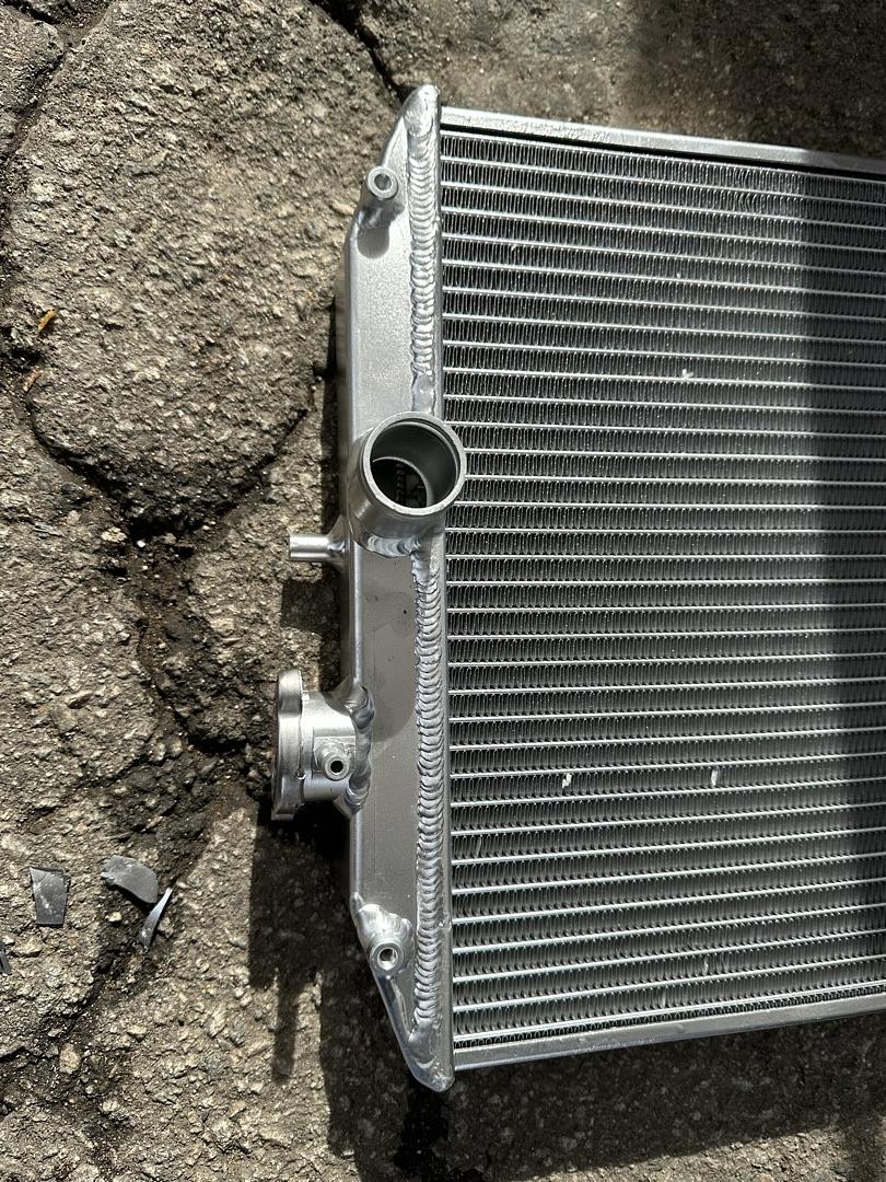 OB RA-HC92-42-2 1992 to 2000 Honda Civic, Del Sol, or Acura Integra 2 Row Aluminum Radiator