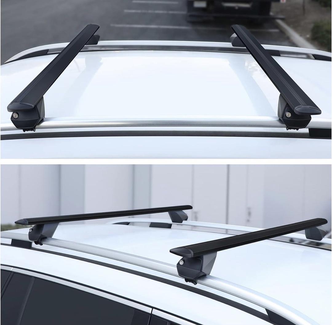 ‚úÖj2-RR-120-bk Universal 49" Adjustable Roof Rack Cargo Carrier Aluminum Cross Bar