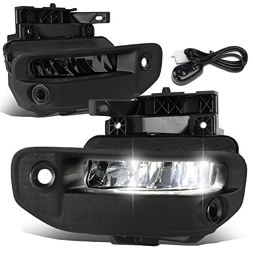 Pair of Chrome Smoked Lens LED Fog Lights Compatible with 2019-2022 Ram 1500
