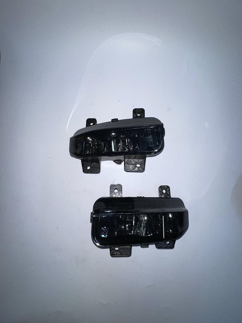 Pair of Chrome Smoked Lens LED Fog Lights Compatible with 2019-2022 Ram 1500