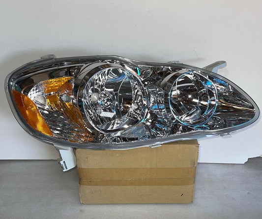 Toyota Corolla Passenger Side Headlight for 2003 to 2008
