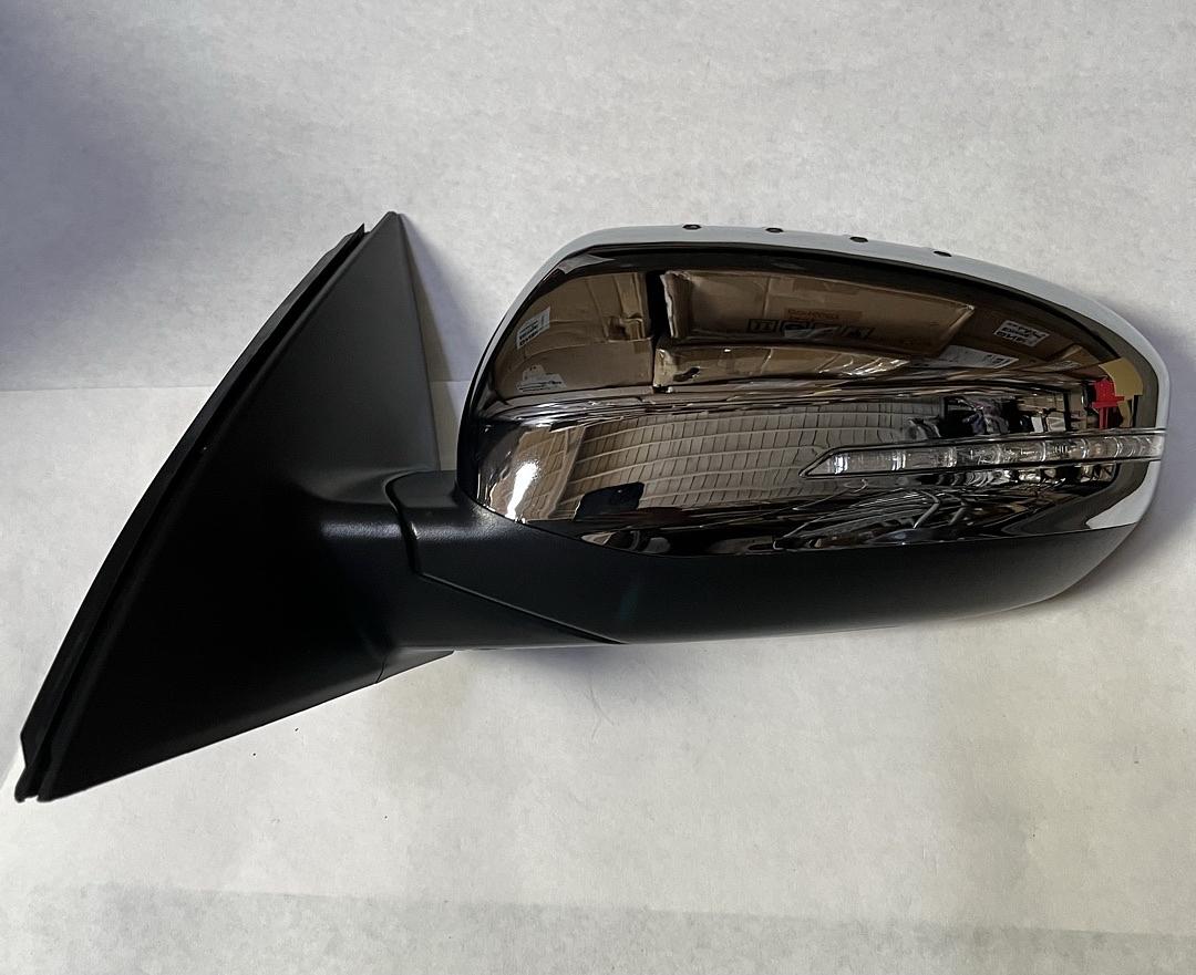‚úÖOEM-MR-KI1320169 Heated Powered Adjustment Left Driver Side Door View Mirror W/Turn Signal Compatible with 2012-2013 Optima,Black/Chrome