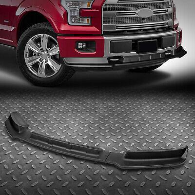 15-17 Ford F-150 STP-Style Front Bumper Lip - Matte Black