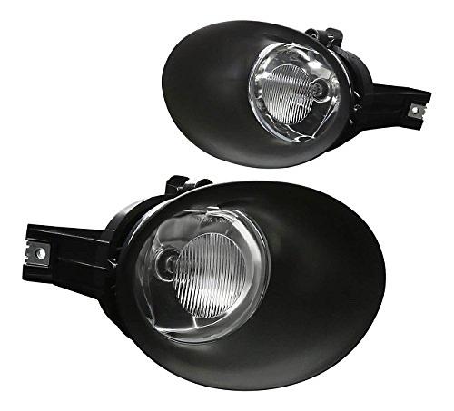 Front Bumper Fog Light Driver & Passenger Side Enhance visibility [Compatible with 02-09 Dodge Ram 1500 2500/3500]