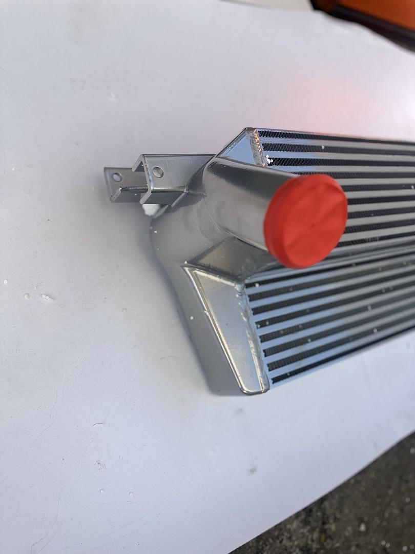 15-19 Ford mustang 2.3L Ecoboost front mount stepped bar plate core bolt on Aluminum intercooler