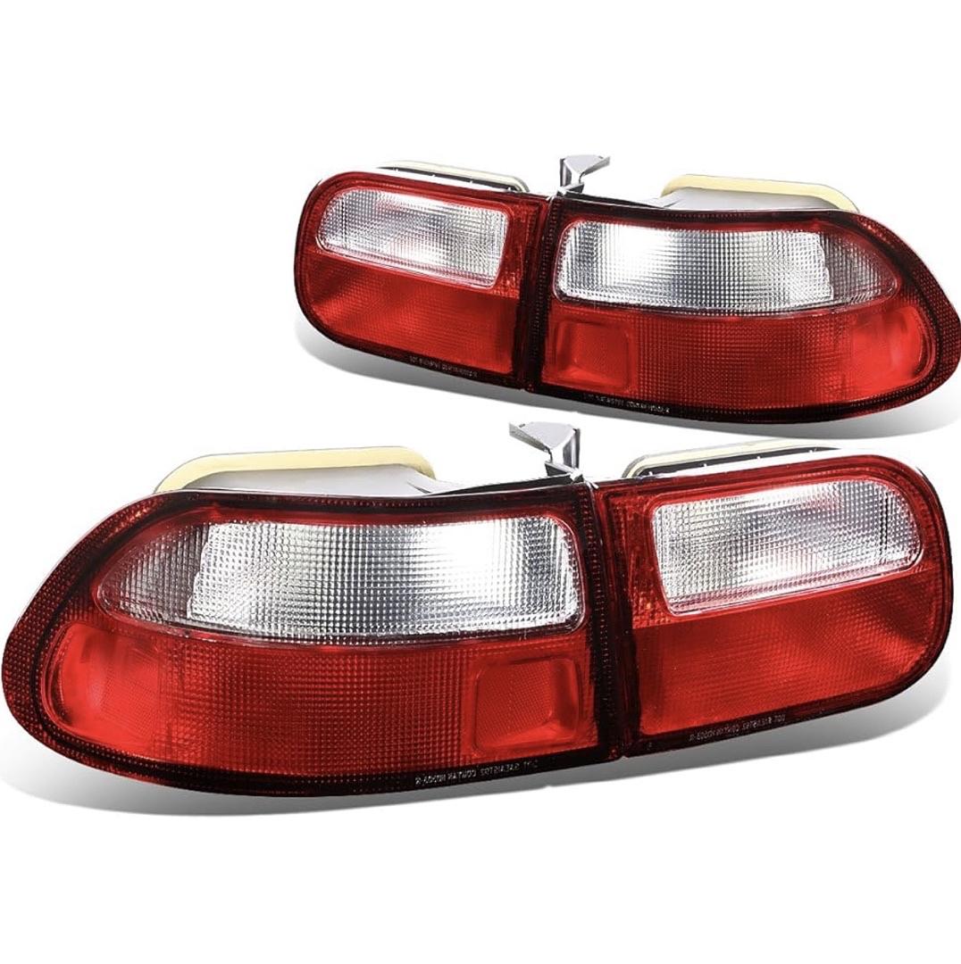 Tail Light Assembly Driver & Passenger Side [Compatible with 92-95 Honda Civic 2/3 Door]