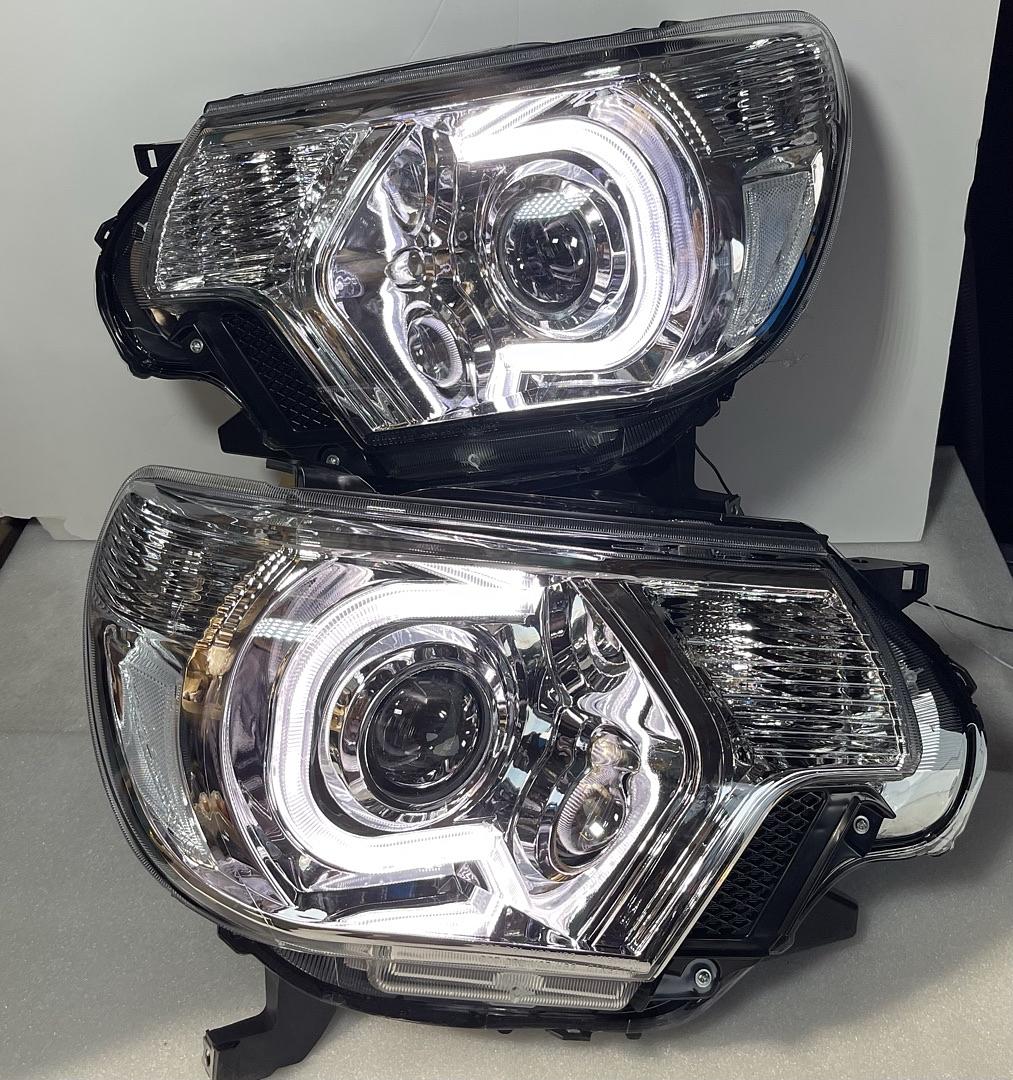 Toyota Tacoma Chrome LED Projector Headlights for 2012 to 2015