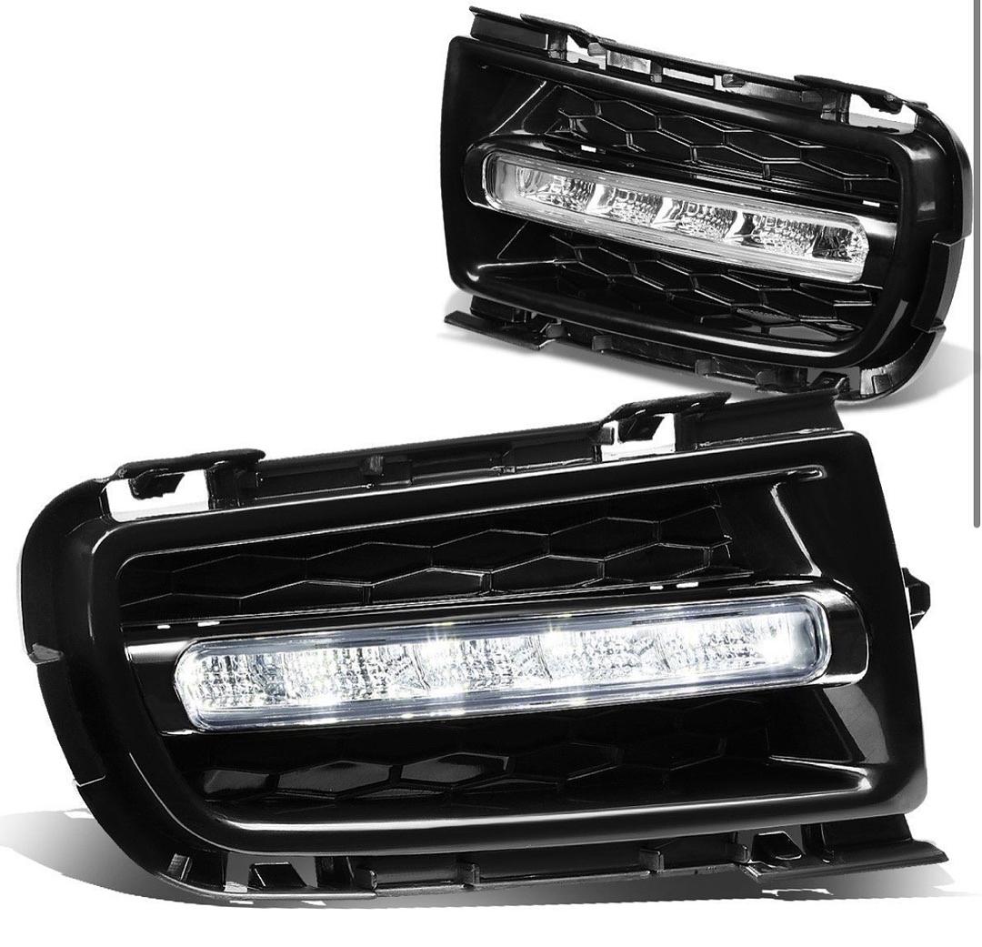 OB FL-ZTL-180- CH 2006-08 Mazda 6 1st Gen Pair of EU/UK Bumper LED Fog Lights (Clear Lens)