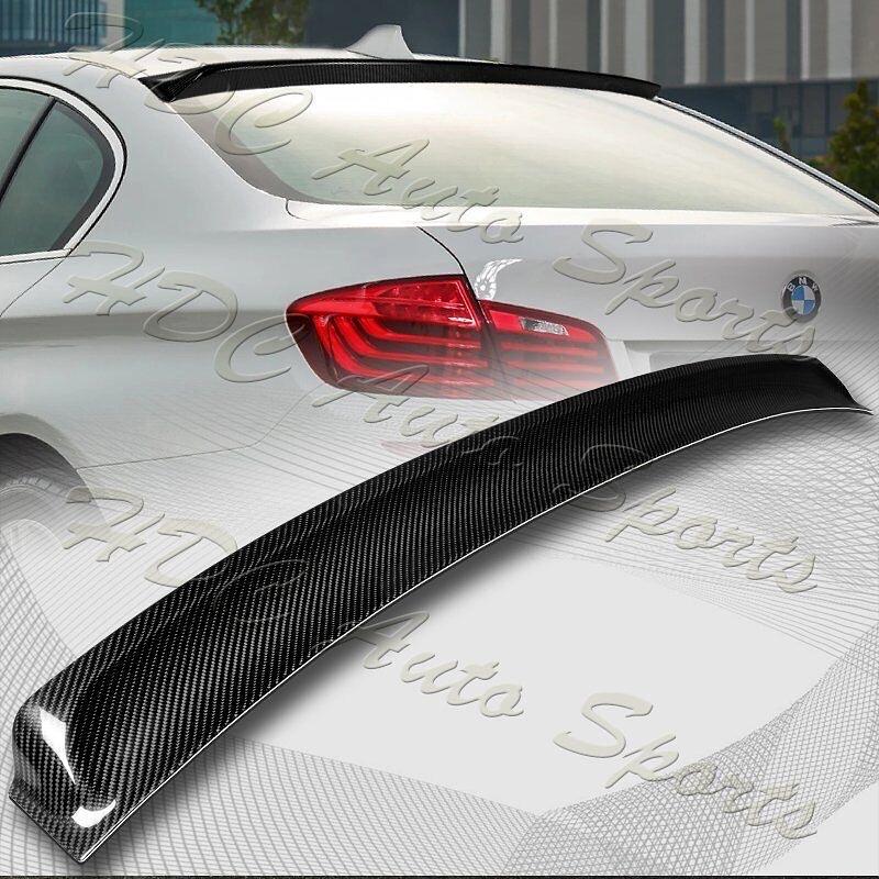 For 2011-2016 BMW 5-Series F10 Real Carbon Fiber Rear Window Visor Spoiler Wing