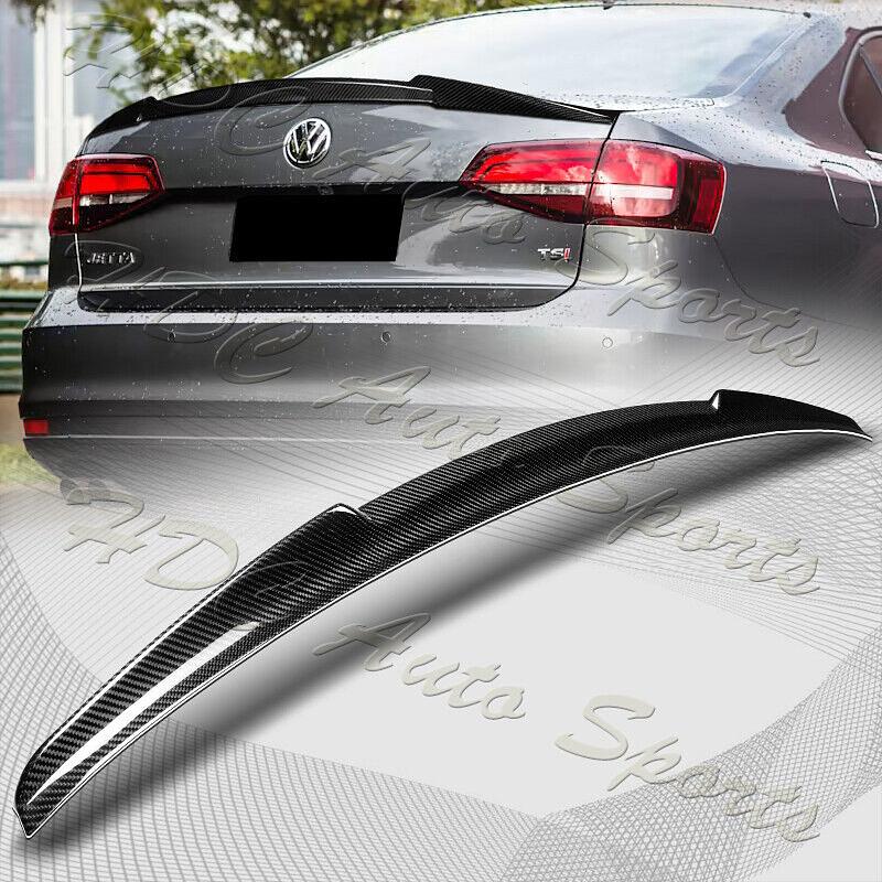 2011-2018 Volkswagen VW Jetta V-Style Real Carbon Fiber Trunk Spoiler Wing