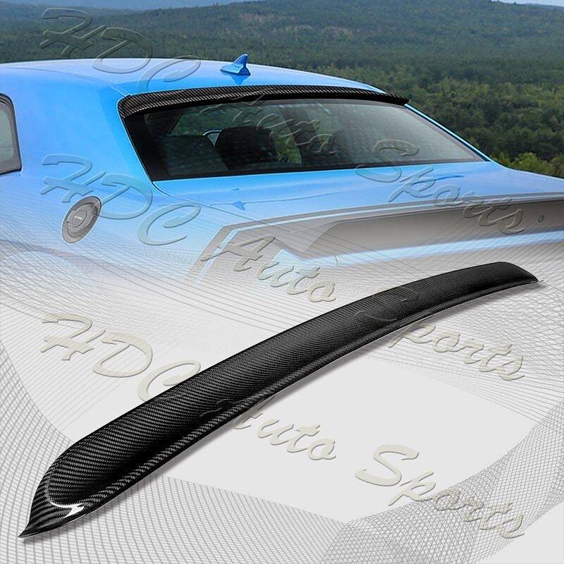 2008-2023 Dodge Challenger Real Carbon Fiber Rear Window Roof Spoiler Wing