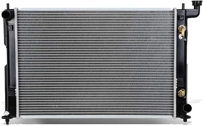 Aluminum Radiator Compatible with 05-10 Scion tC AT,23-5/8" W X 15-11/16" H X 5/8" D,1-5/16" Inlet / 1-5/16" Outlet