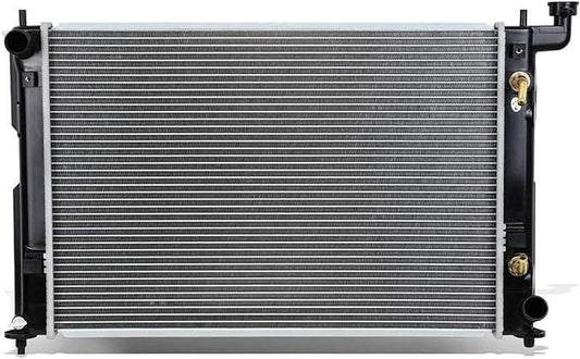 Aluminum Radiator Compatible with 05-10 Scion tC AT,23-5/8" W X 15-11/16" H X 5/8" D,1-5/16" Inlet / 1-5/16" Outlet