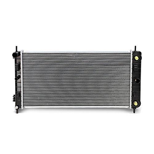Aluminum Radiator Compatible with 04-06 Malibu 3.5L 3.9L AT,26-3/4" W X 14-1/2" H X 7/8" D,1-5/16" Inlet / 1-3/8" Outlet