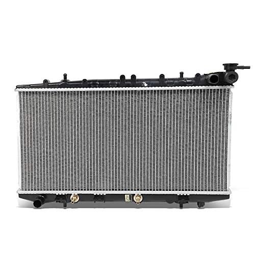 Bolt-On T-6061Aluminum Radiator Compatible with 07-11 Camry AT, 28-11/16" W X 15-13/16" H X 5/8" D, 1-3/8" Inlet, 1-3/8" Outlet