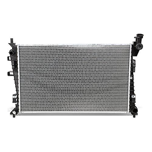 Aluminum Core Radiator Compatible with 08-11 Focus 2.0L, 26-13/16" W X 16-7/8" H X 5/8" D, 1" Inlet, 1-5/16" Outlet