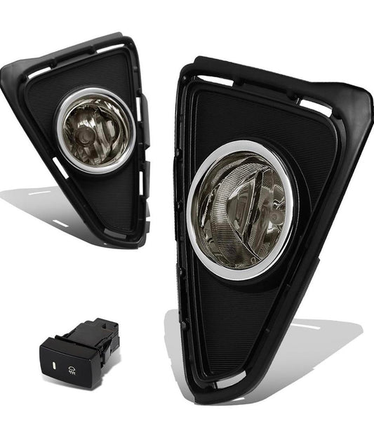 Fog Light With Switch Driver & Passenger Side Enhance visibility [Compatible with 2016 Rav4]
