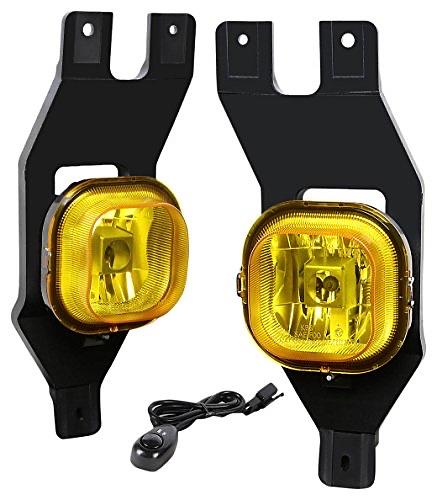 Front Bumper Fog Light Driver & Passenger Side Enhance visibility [Compatible with 99-04 Ford F250 350 450 SD / 01-04 Excursion]