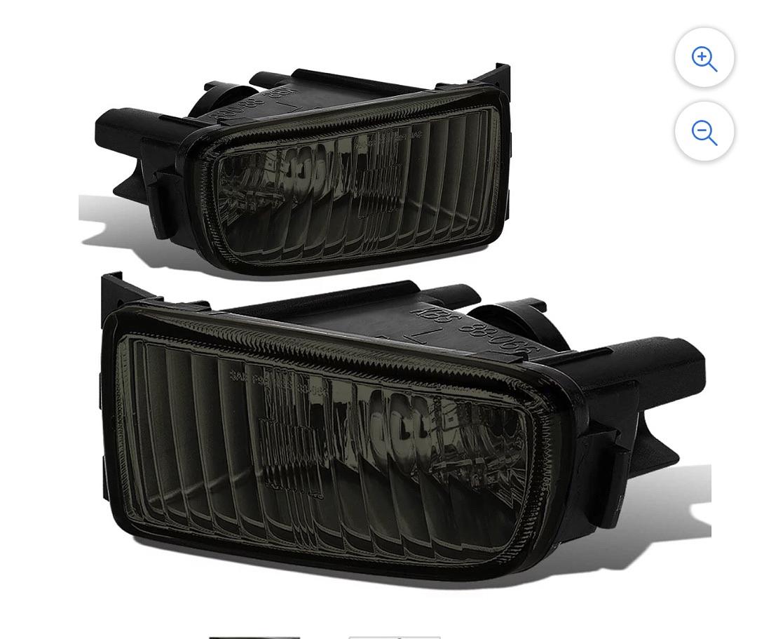 For 1998 to 2005 Lexus GS300 GS400 GS430 Pair Front Bumper Driving Fog Light Lamps Smoked Lens 99 00 01 02 03 04