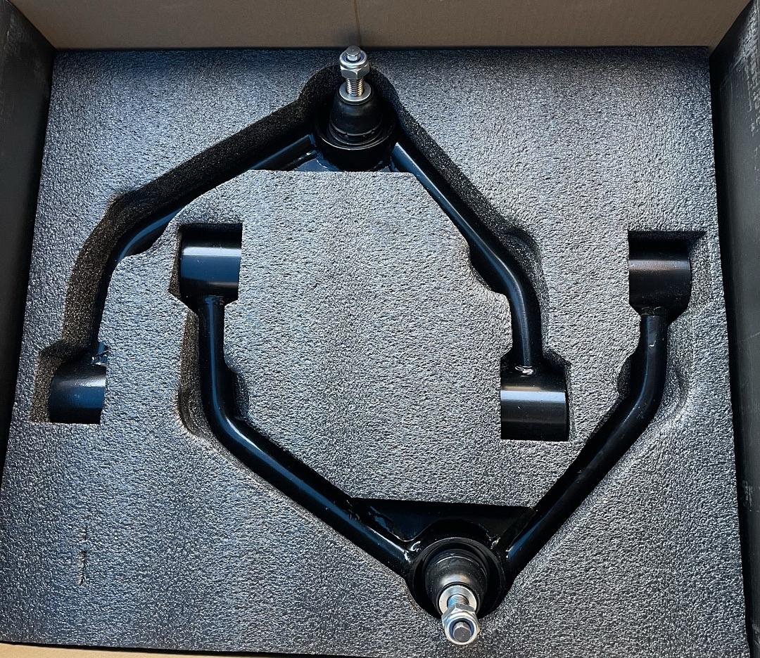 . Dodge Ram 1500 2-4inch Lift Front Upper Tubular Control Arms for 2019 to 2023. (Models 2-4inch Lifted Only)